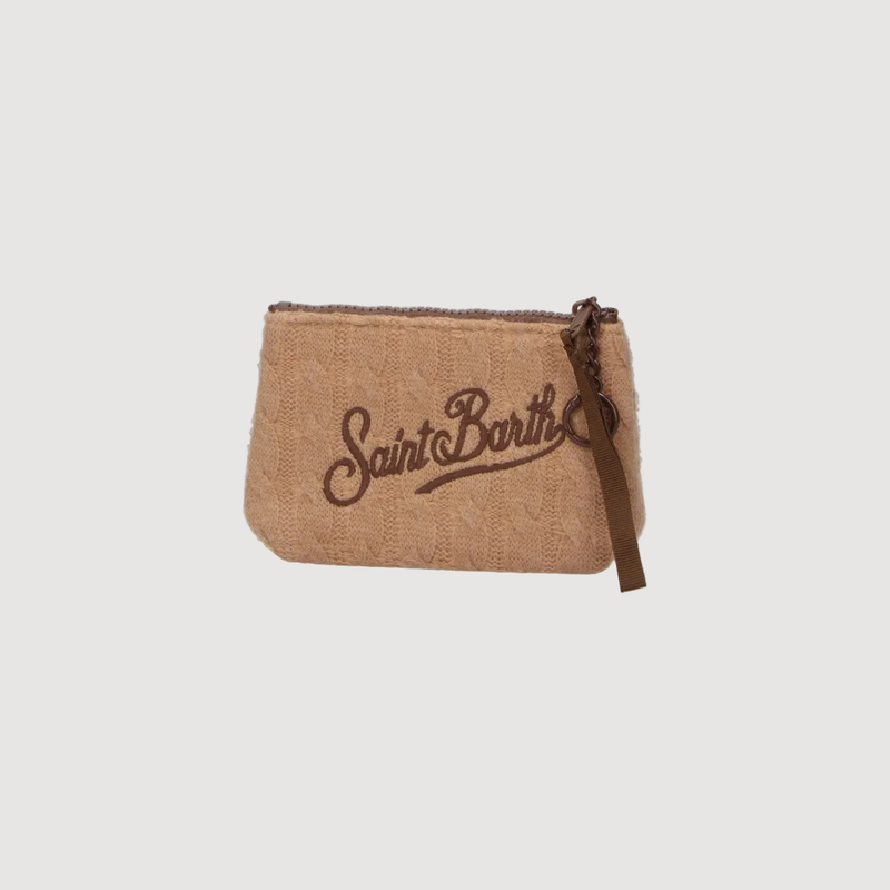 Mc2 Saint Barth pochette Aline Mini Tricot Midi Braid beige
