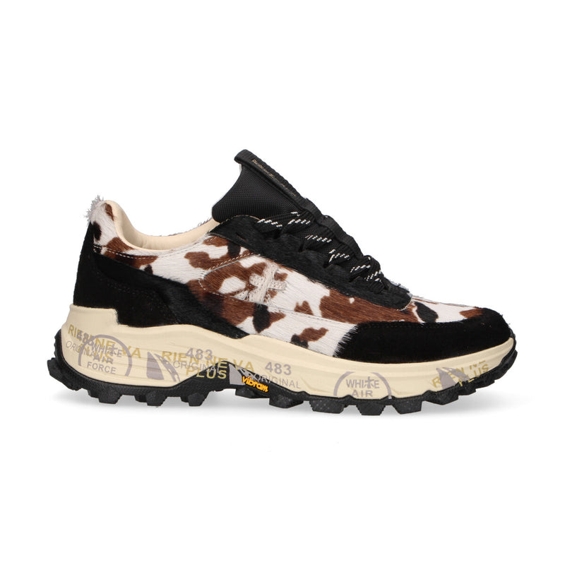 Premiata sneaker Devind in cavallino muccato