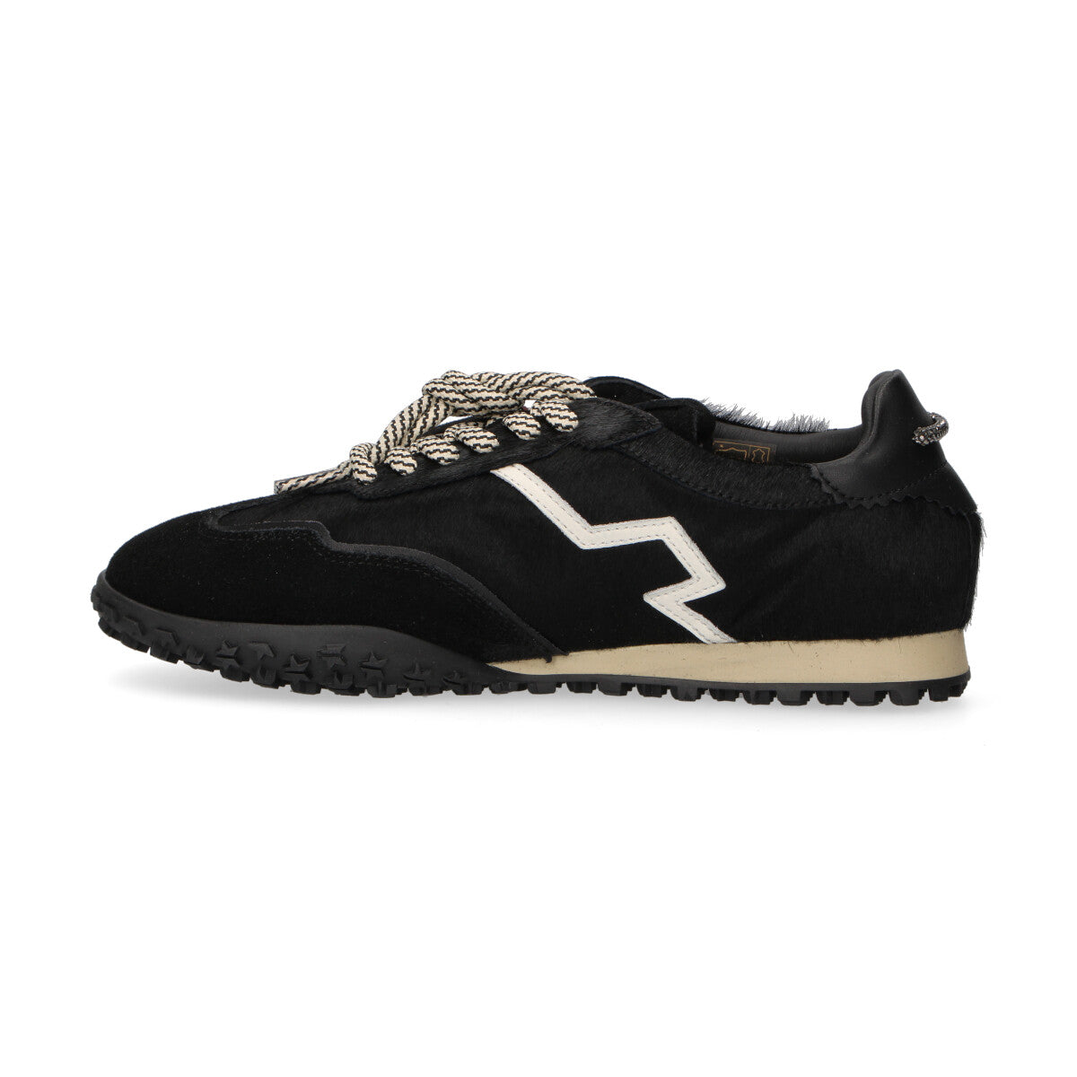 Gio+ sneaker Cielo in cavallino nero