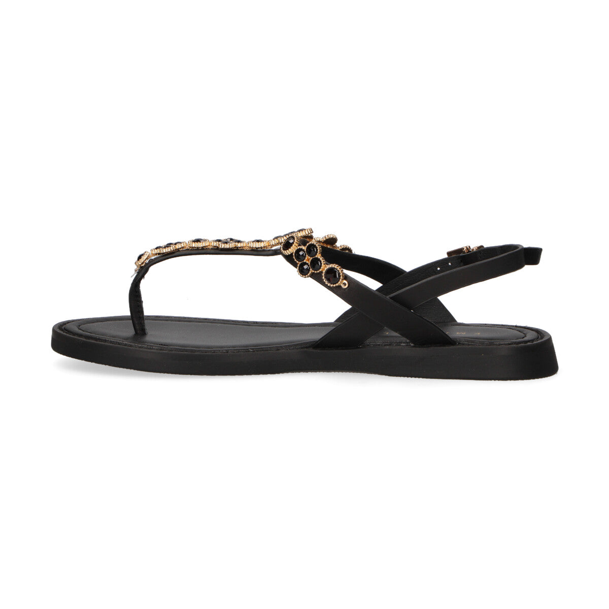 Emanuelle Vee con accessorio in pelle nera