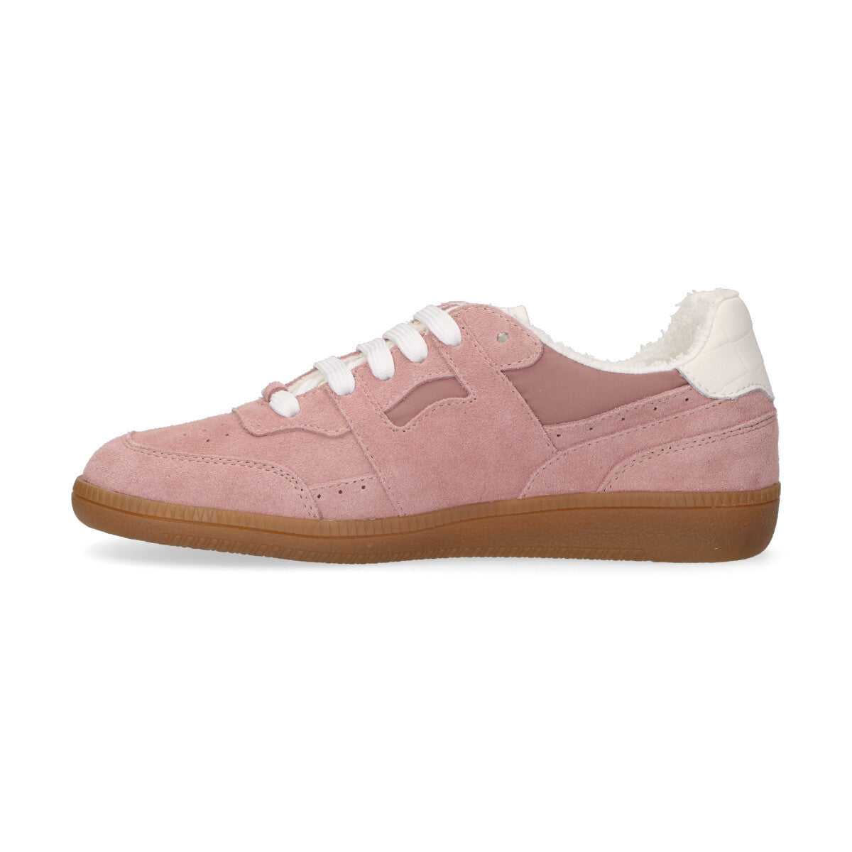 Hide&Jack sneaker in camoscio,nylon e pelle rosa