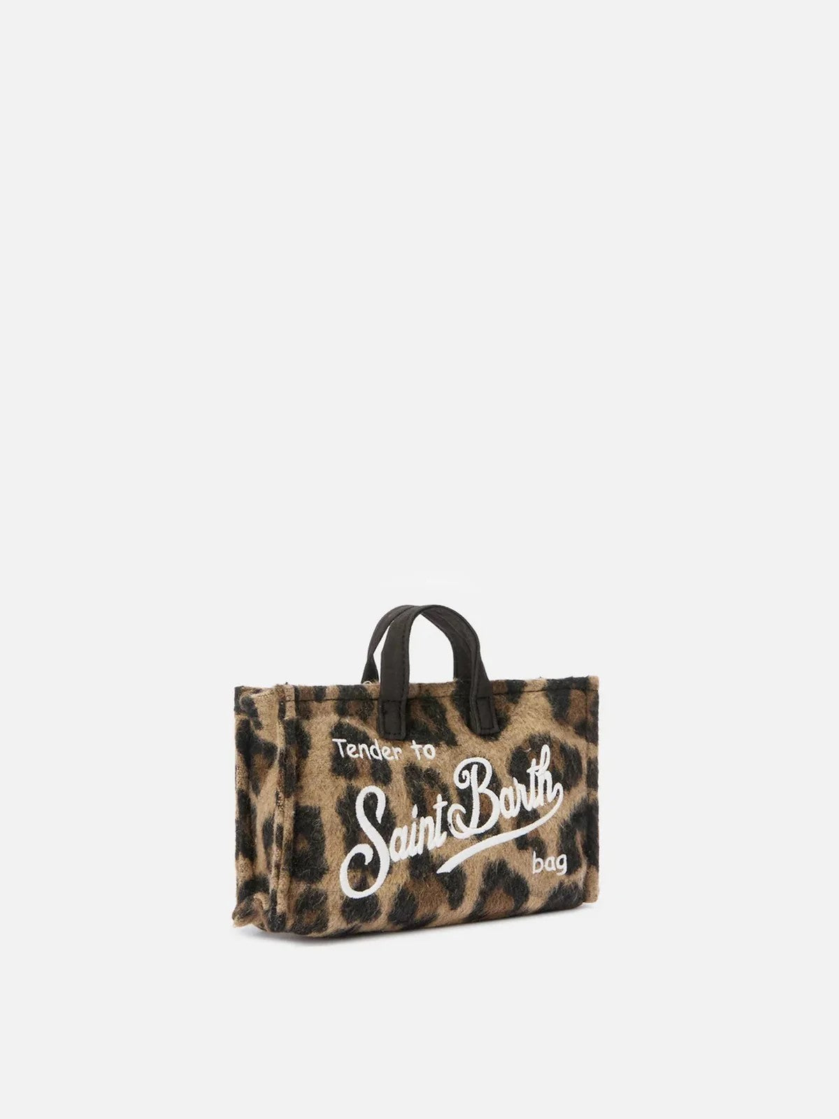 Mc2 Saint Barth phone bag felt leopard
