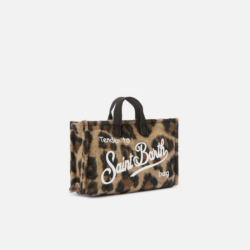 Mc2 Saint Barth phone bag felt leopard