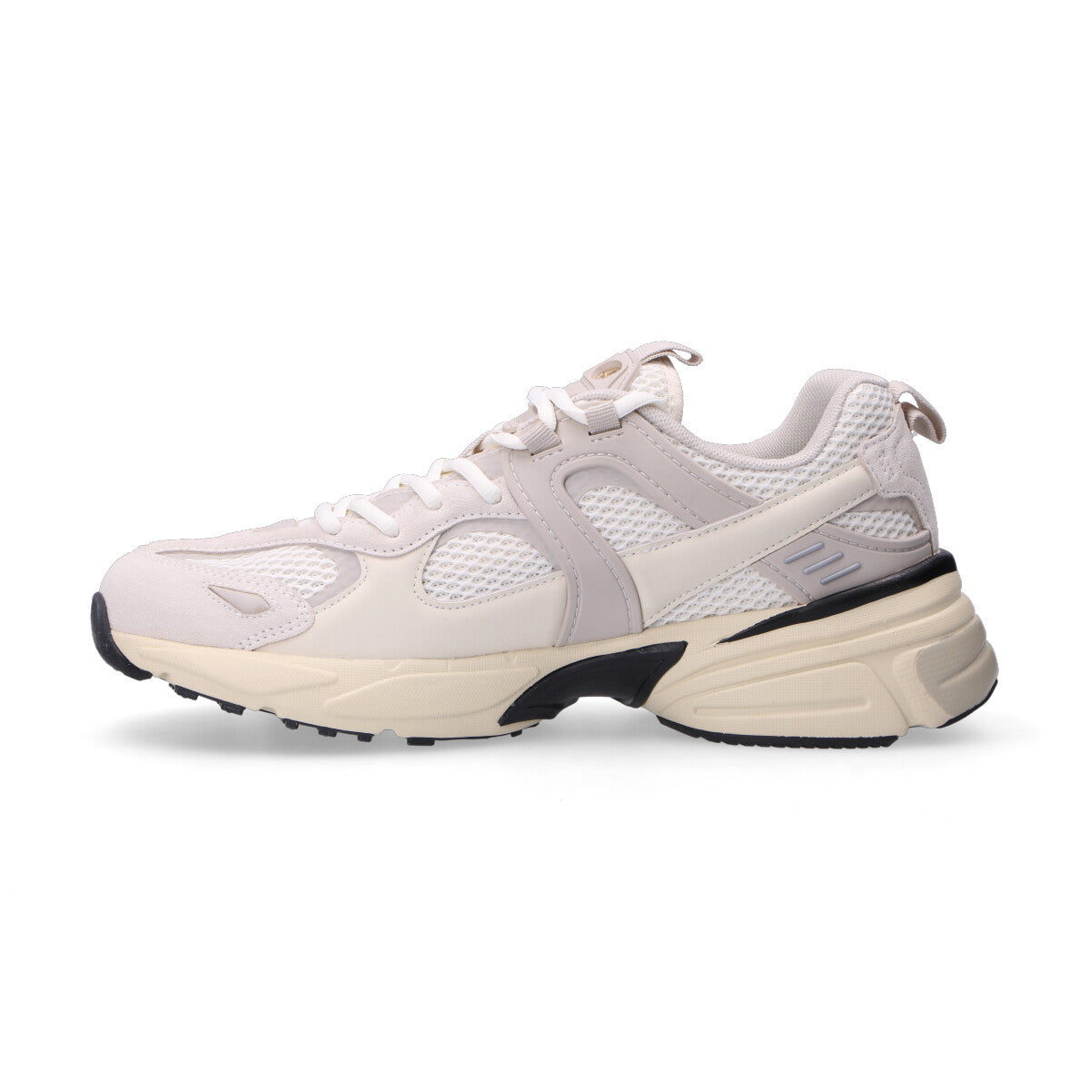 Hide&Jack sneaker Running 2000 in pelle,camoscio e nylon bianca