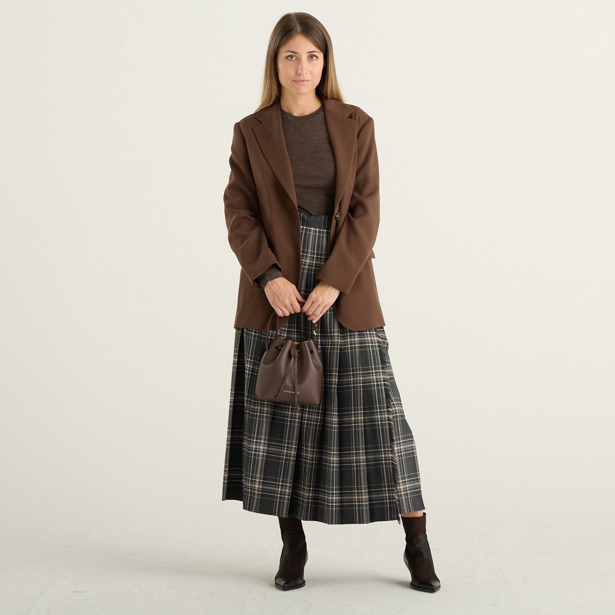 Weekend Max Mara blazer donna Asta monopetto in lana cacao