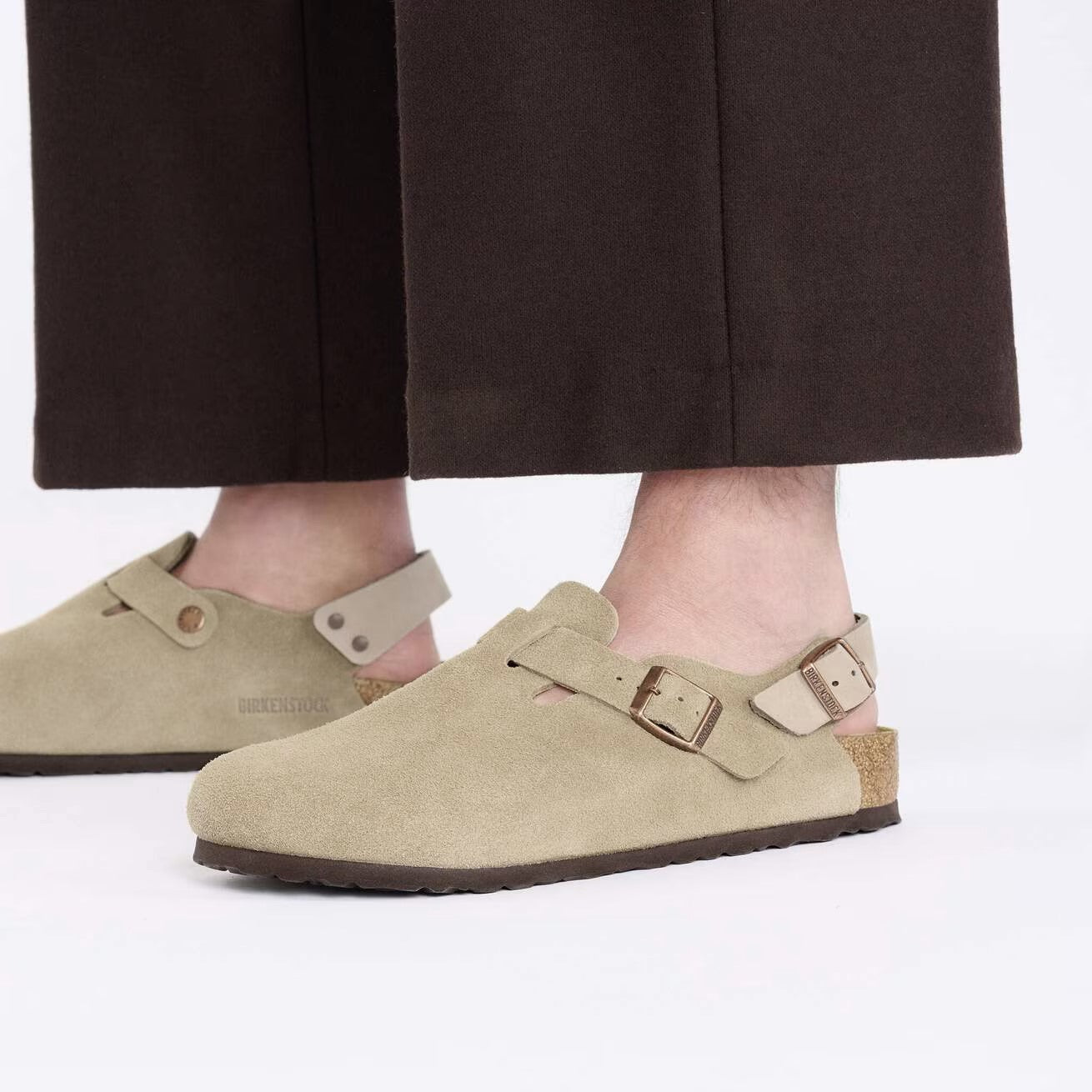 Birkenstock sandalo Tokio in pelle scamosciata
