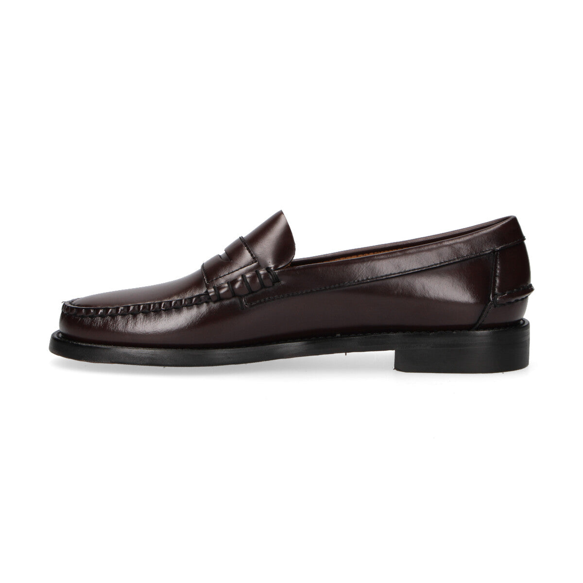 Sebago mocassino Classic Dan in pelle bordeaux