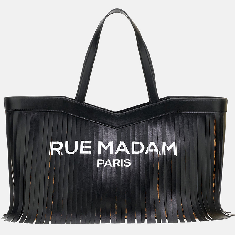 Rue Madam Paris Sauvage Shopping bag leopard