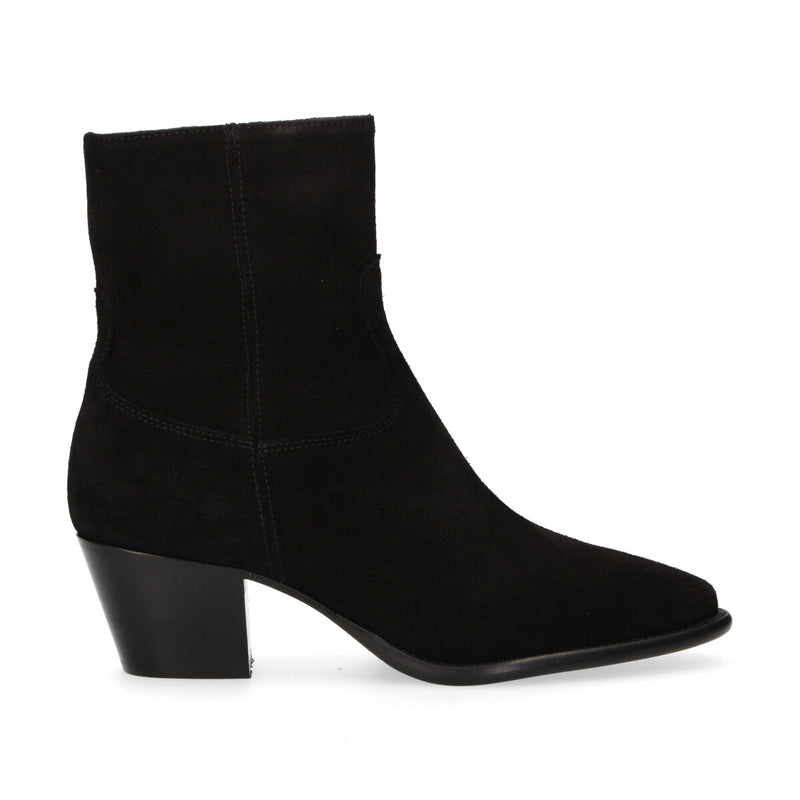 Anna F. tronchetto in camoscio nero