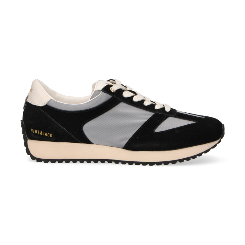Hide & Jack sneaker Roma in camoscio nera