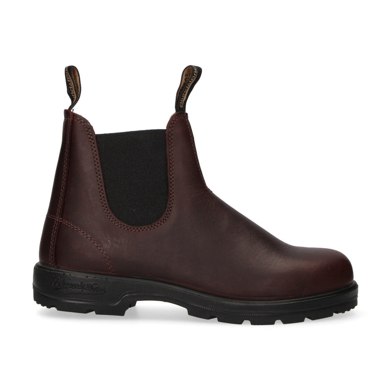 Blundstone beatles con elastici in pelle testa di moro