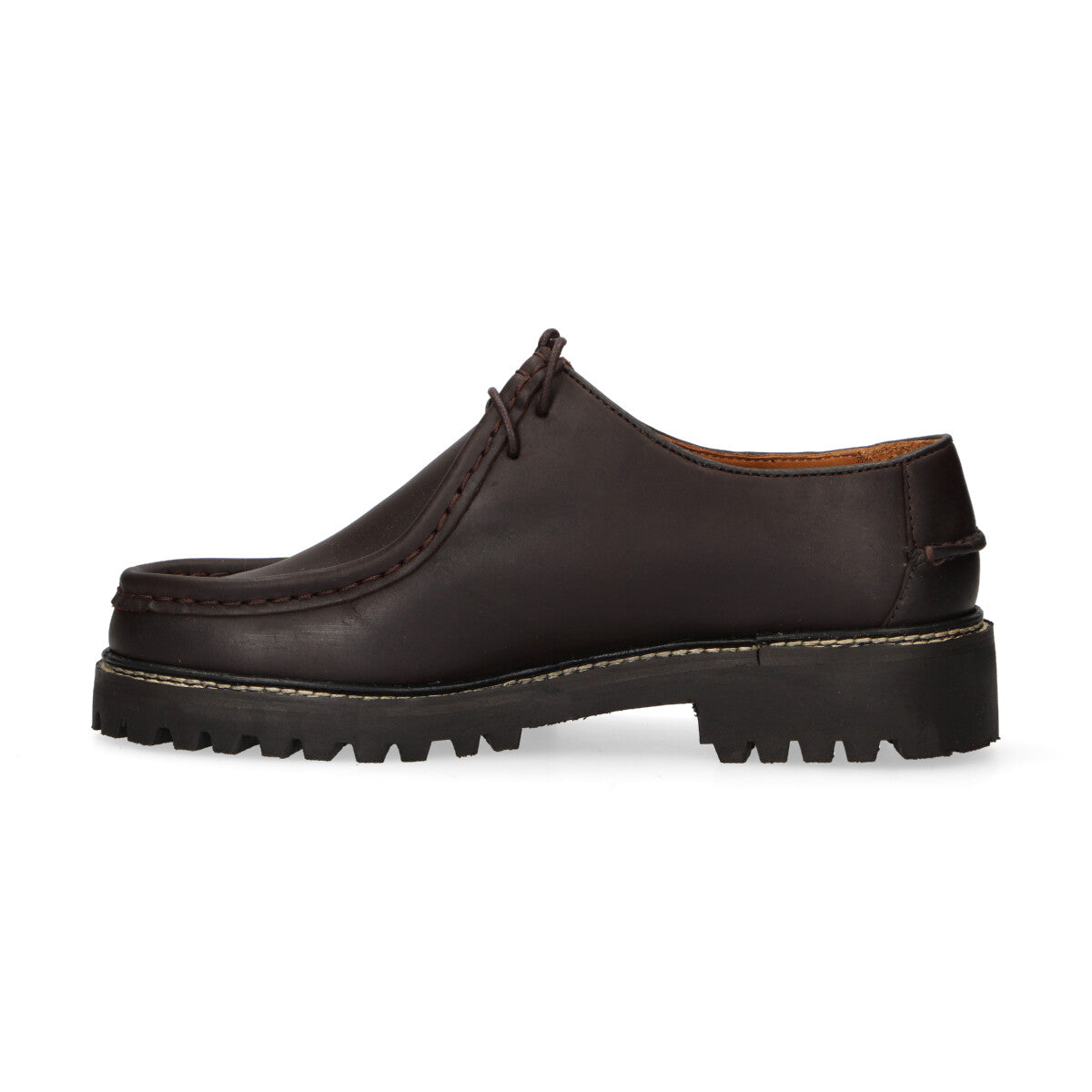 Sebago stringata Opal Lug in pelle testa di moro