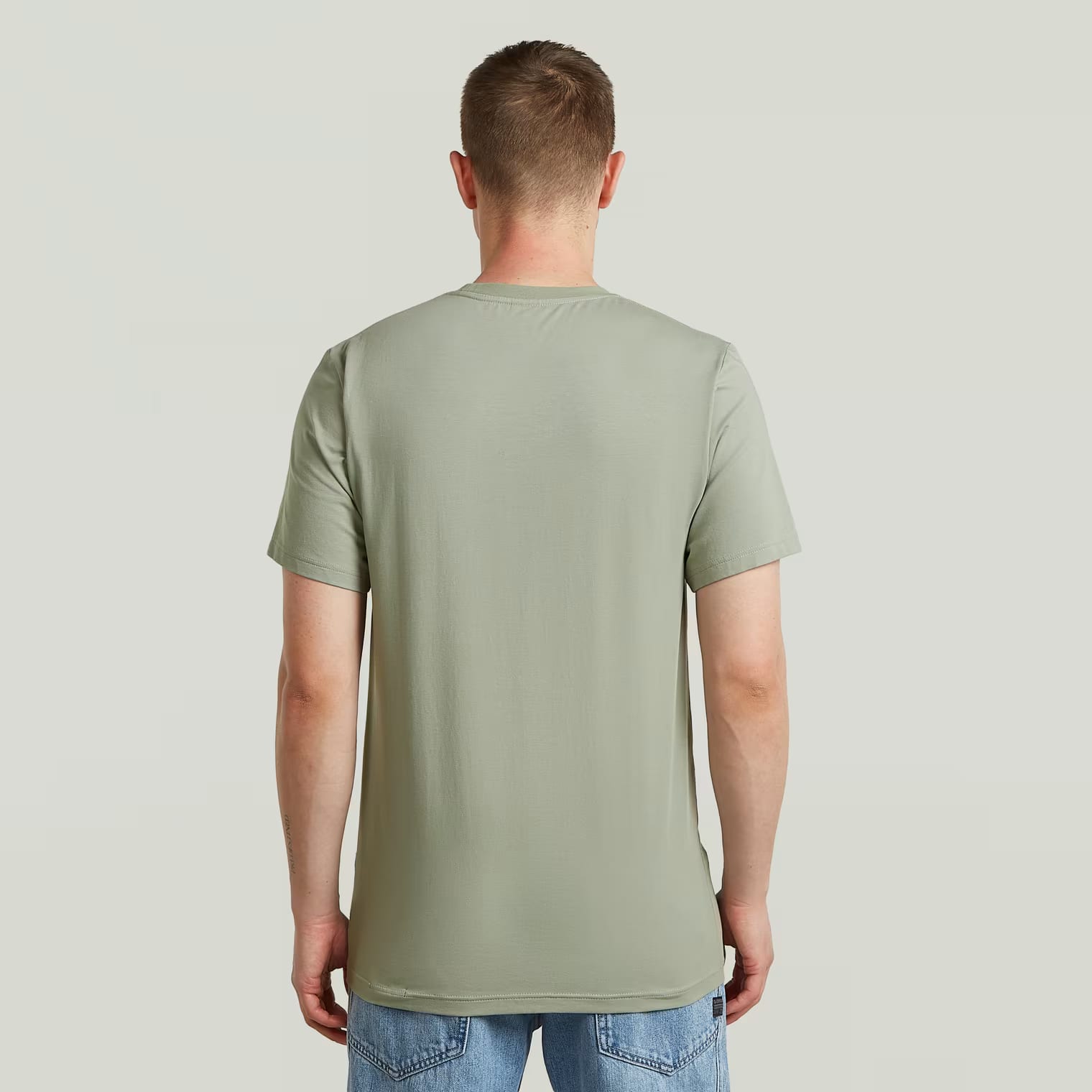 G-Star T-shirt Slim Base verde