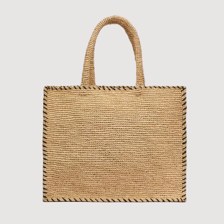 Mc2 Saint Barth borsa Colette raffia border