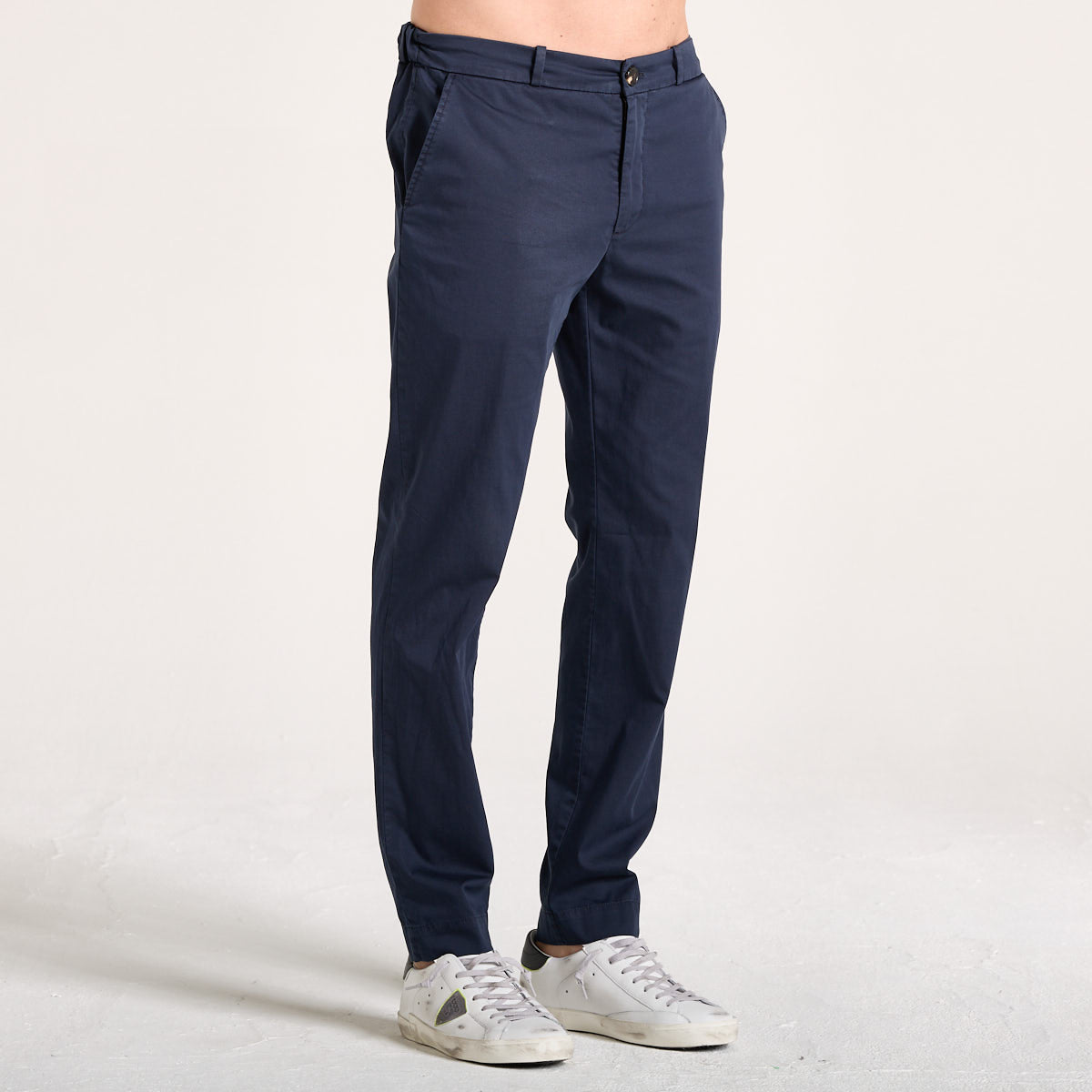 RRD pantalone cottech chino jo pant blu