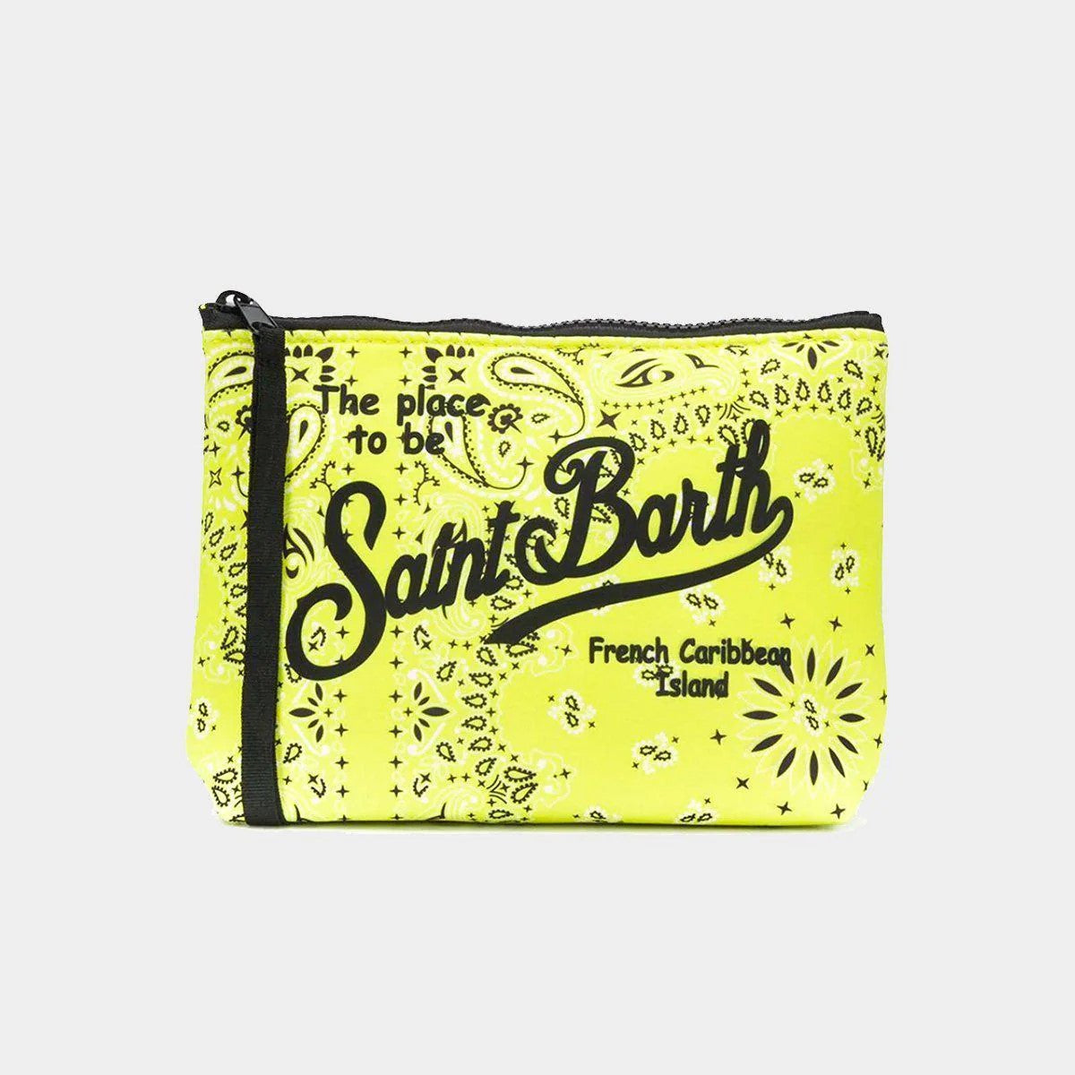 Mc2 Saint Barth pochette aline bandanna round gialla