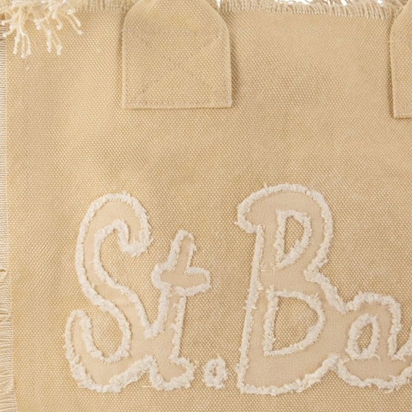 Mc2 Saint Barth borsa Vanity Patch beige