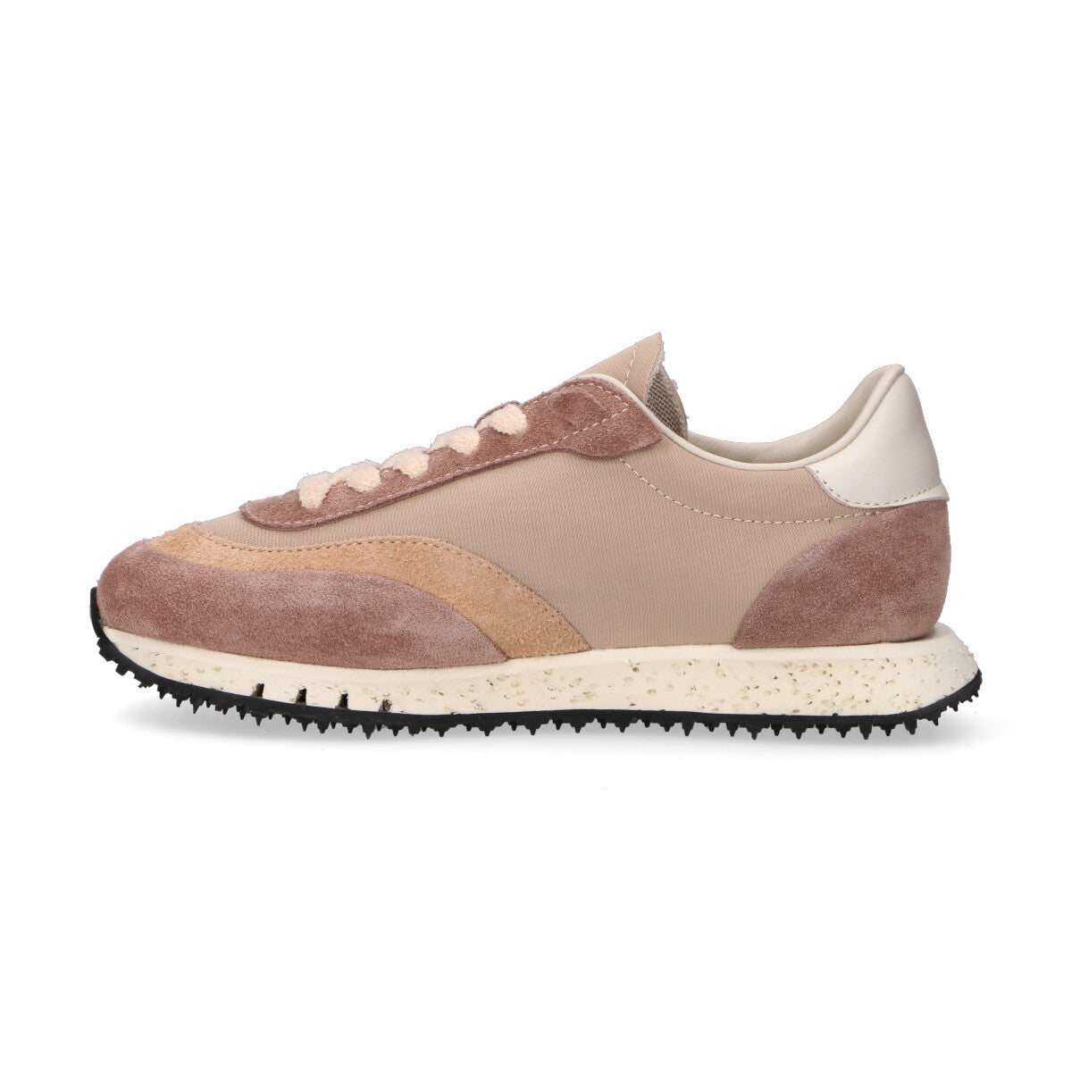 BePositive sneaker Starter in pelle beige