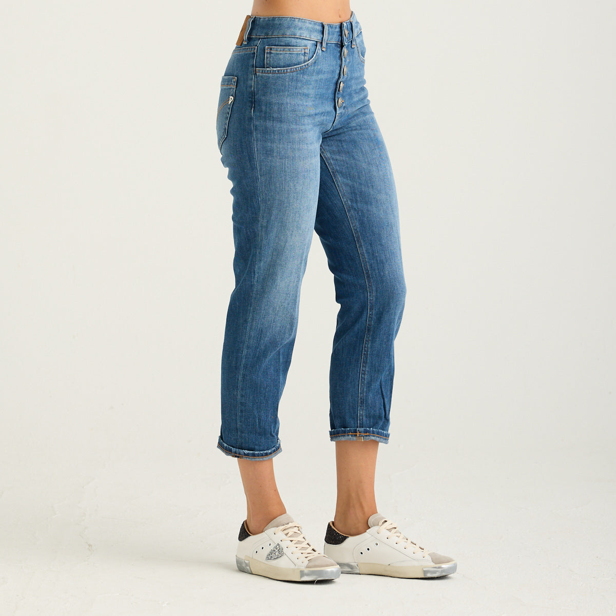 Dondup jeans koons 5 tasche denim blu