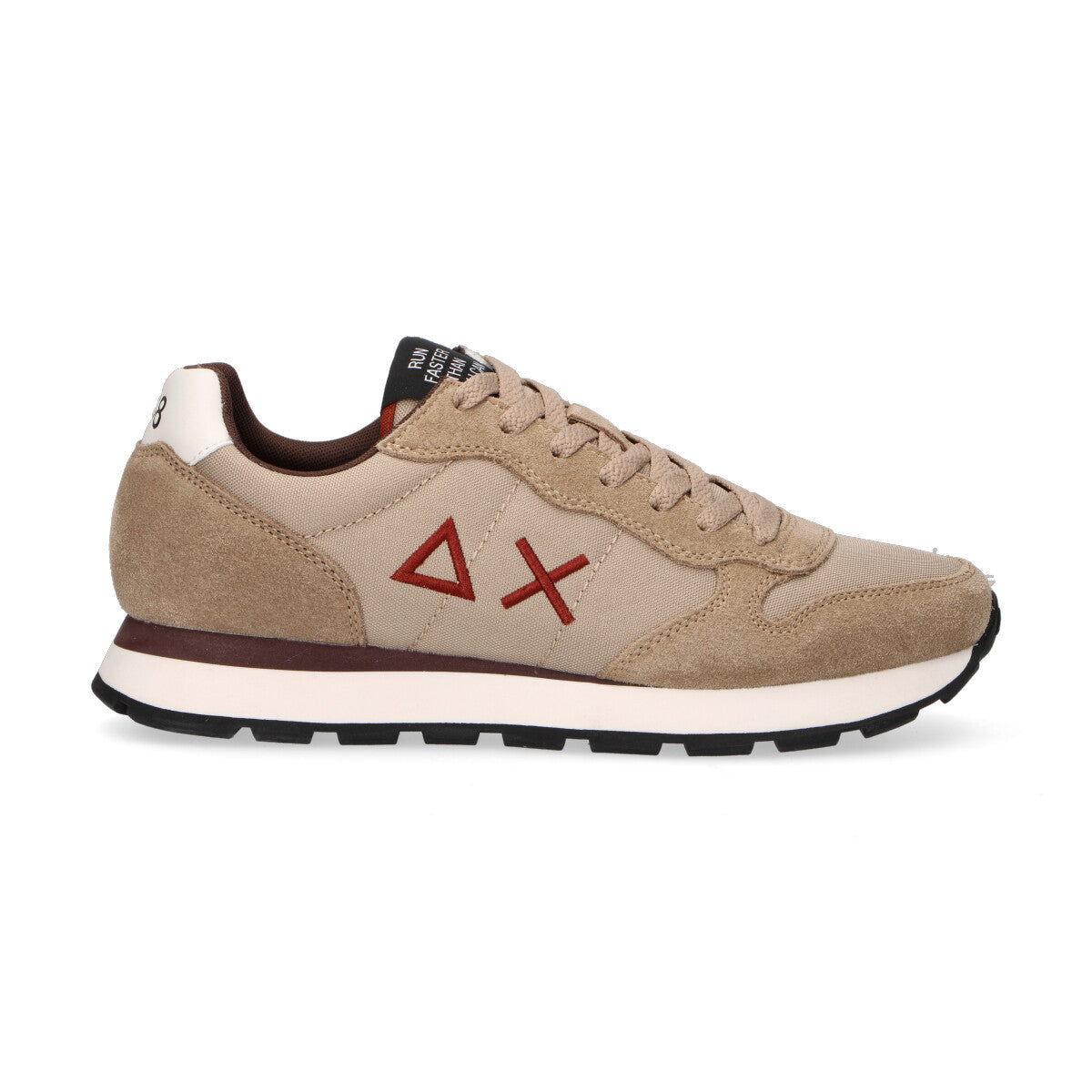 Sun68 sneaker Tom Solid in camoscio beige