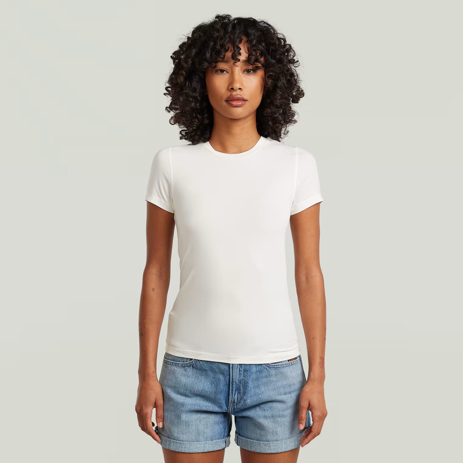 G-Star T-shirt Second Skin panna