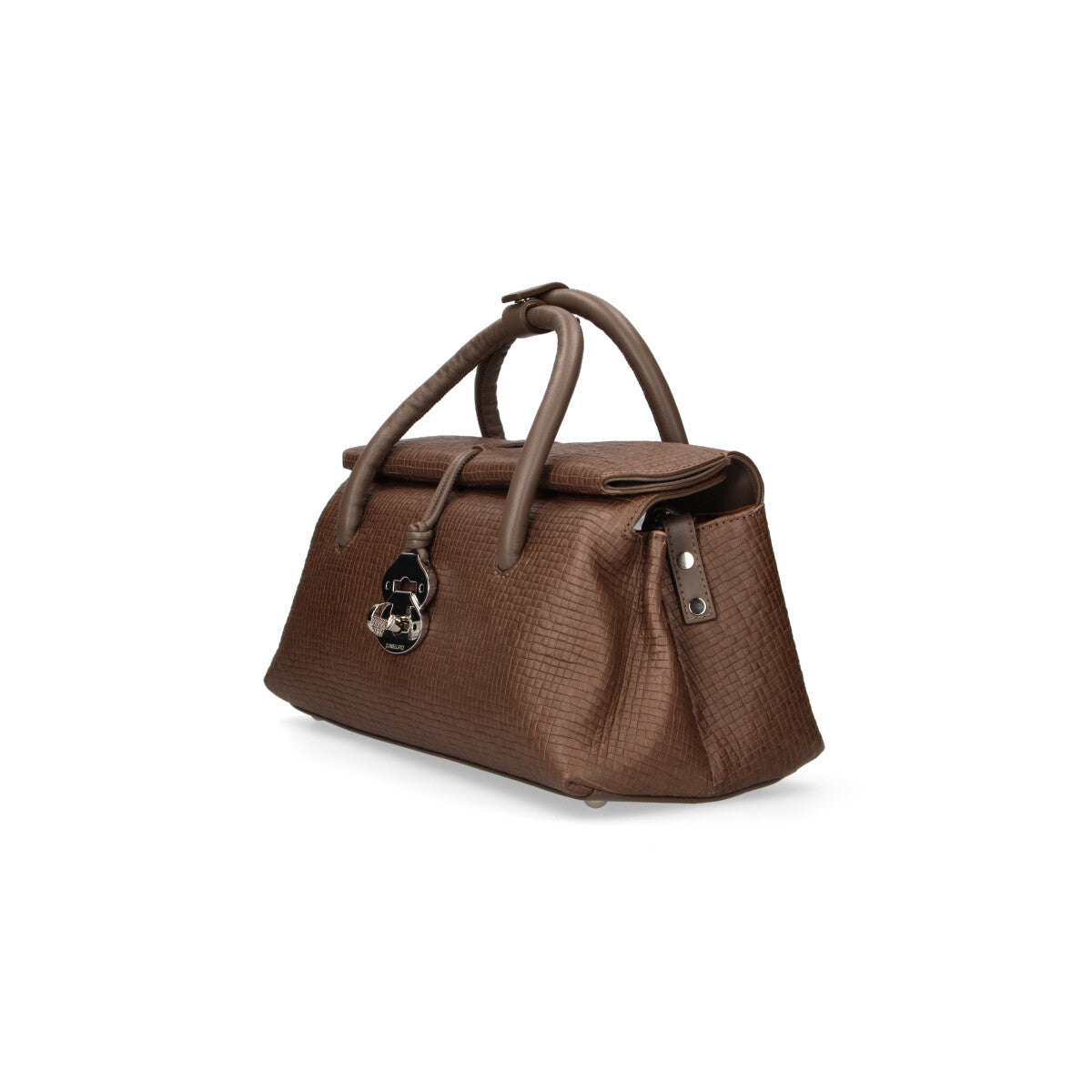 Zanellato borsa Dotta Cestaia small grey ostia antica