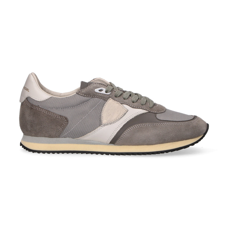 Philippe Model sneaker Blville in camoscio grigio