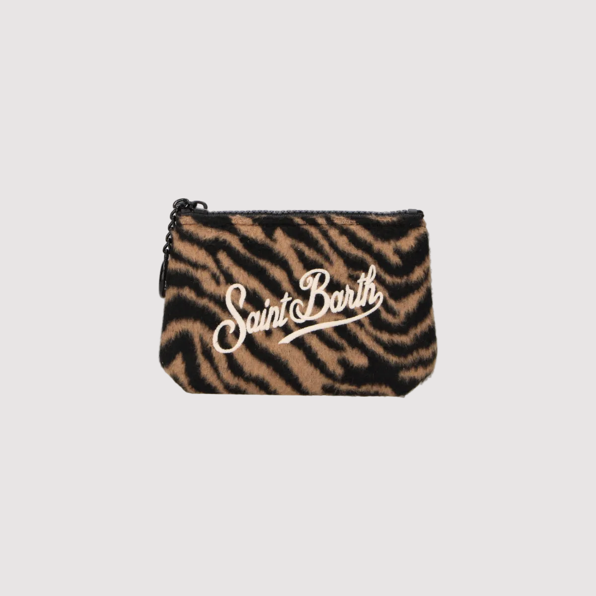 Mc2 Saint Barth pochette Aline Mini felt zebra