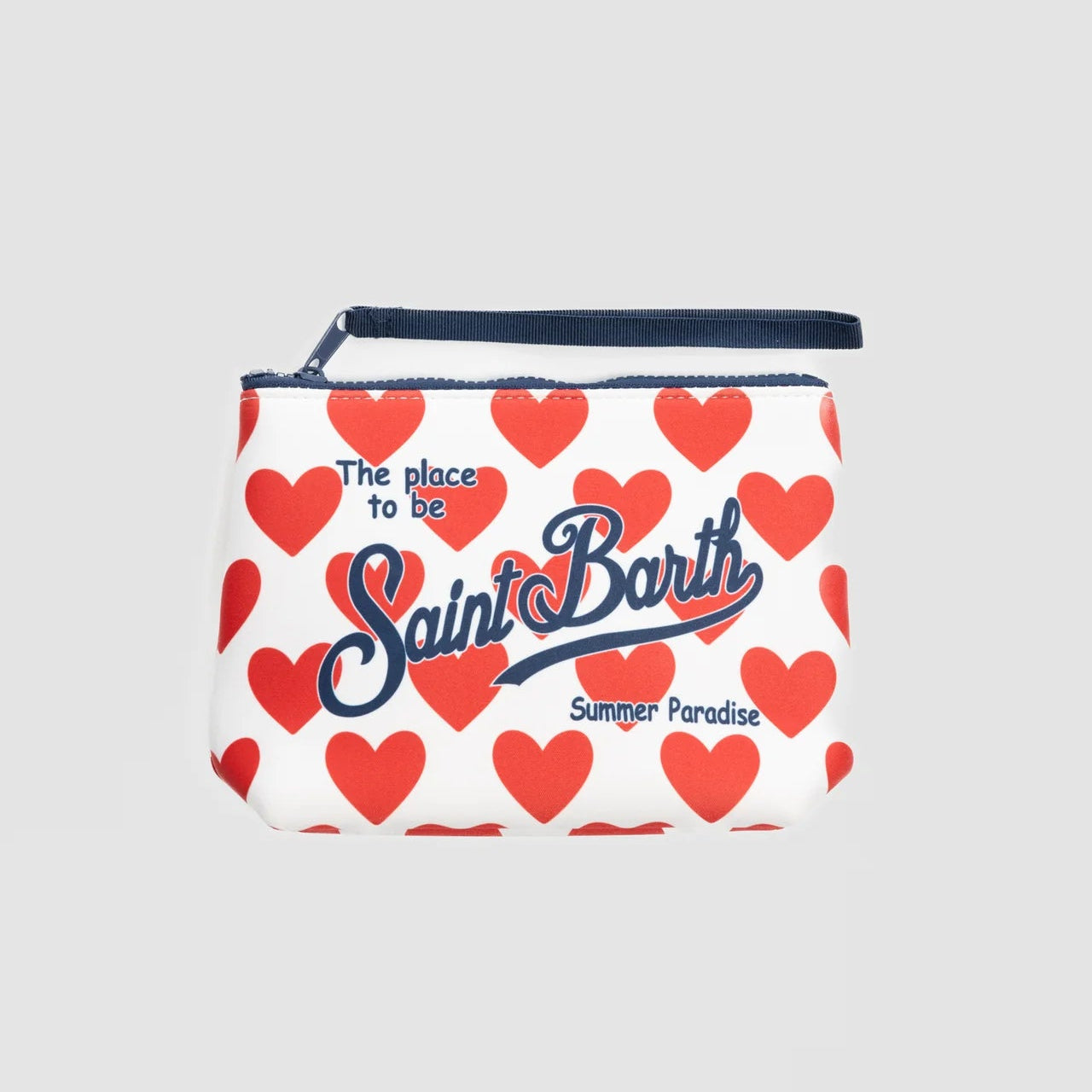 Mc2 Saint Barth pochette Aline Lovely bianca rossa