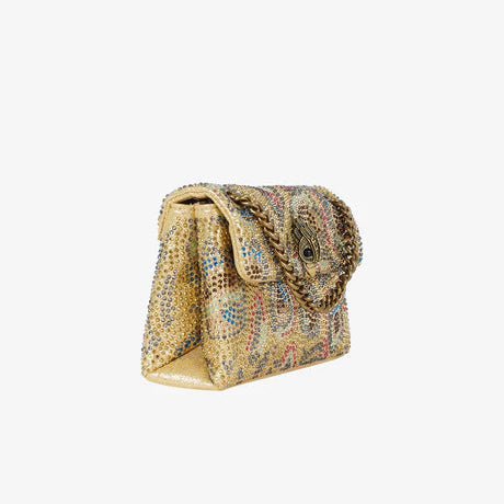 Kurt Geiger borsa Fabric mini Kensington oro