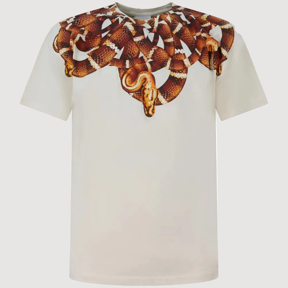 County of Milan t-shirt in cotone stampa serpenti