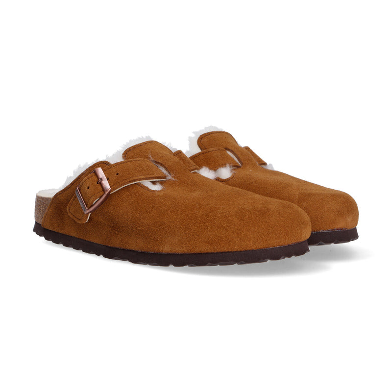 Birkenstock Boston camoscio cuoio