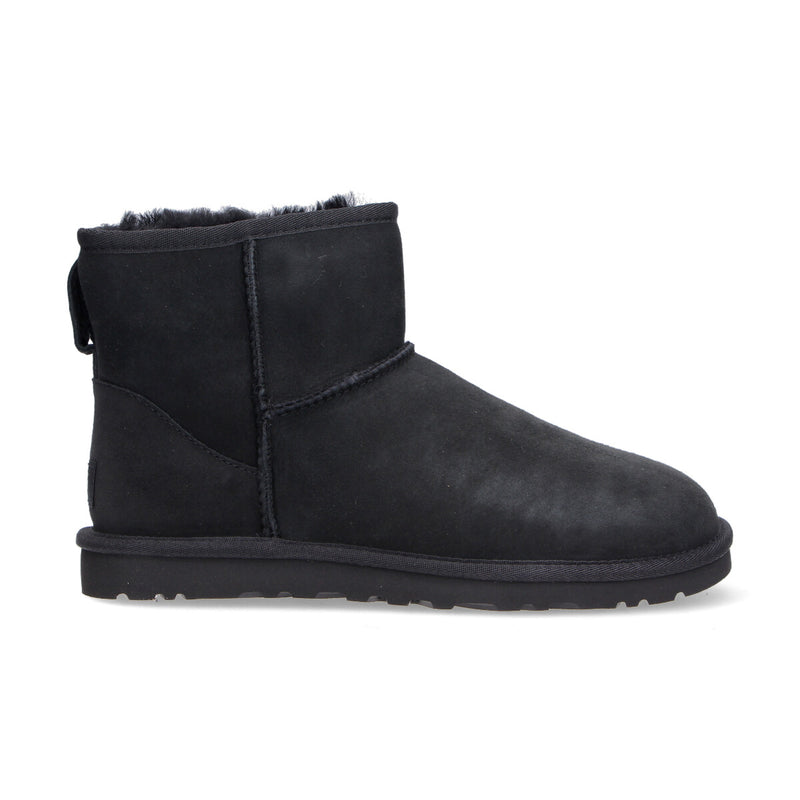 ugg boot classic mini camoscio nero