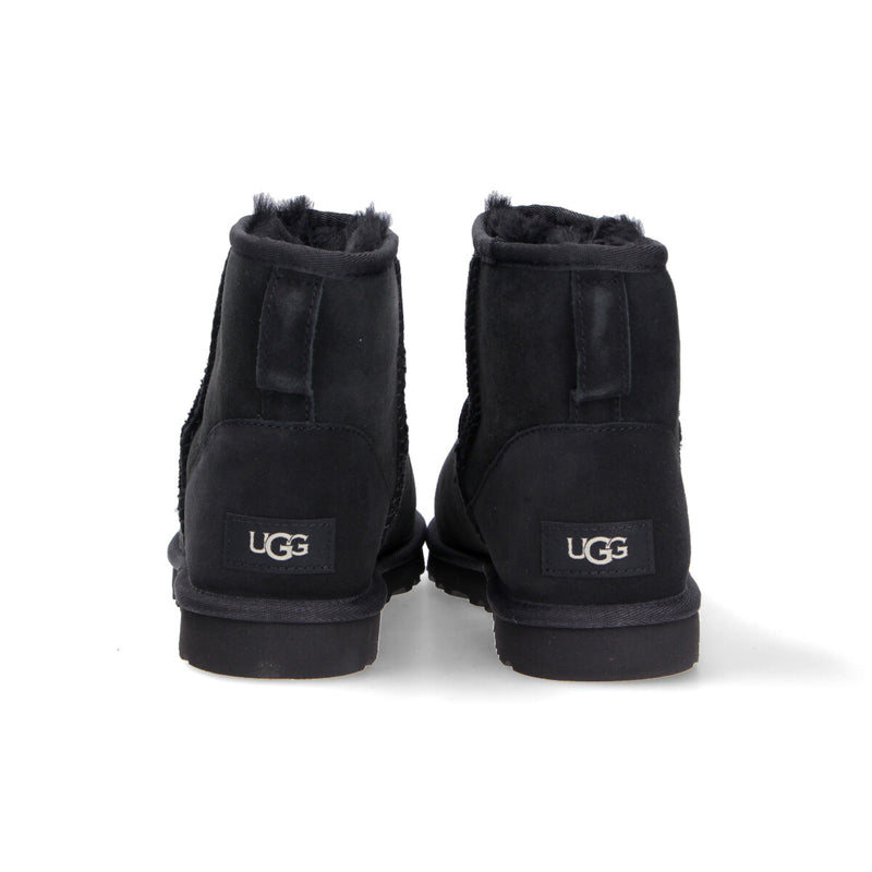 ugg boot classic mini camoscio nero