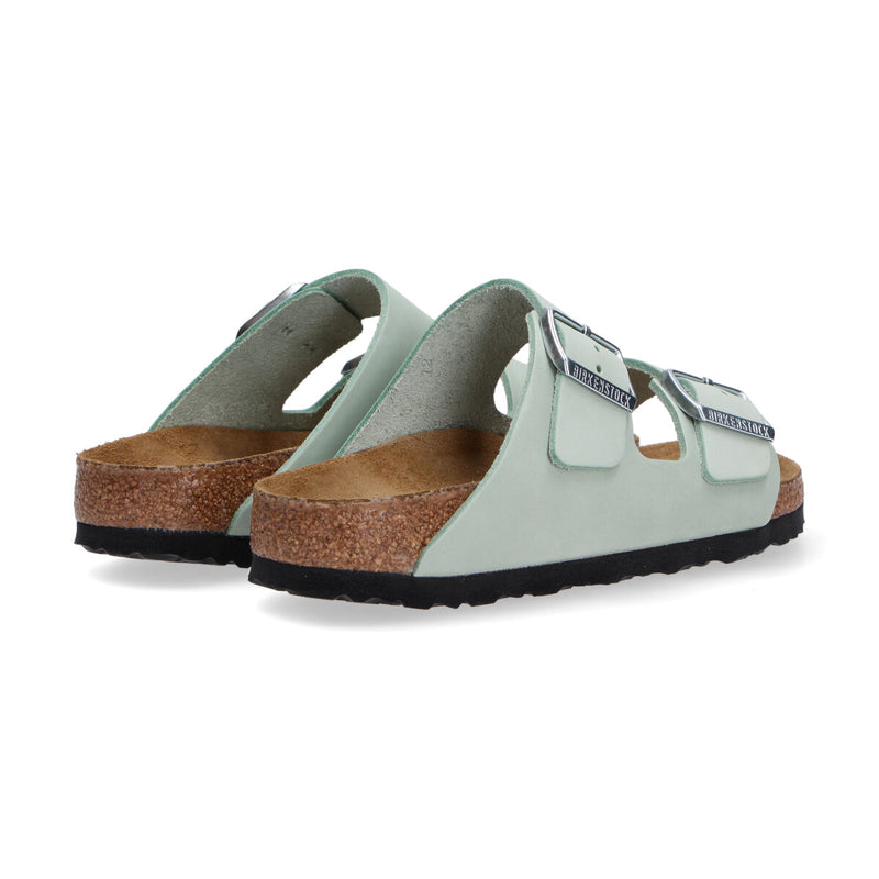 Birkenstock Arizona Nabuk verde acqua