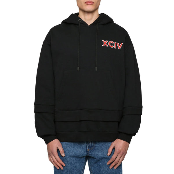 GCDS hooded sweatshirt with logo