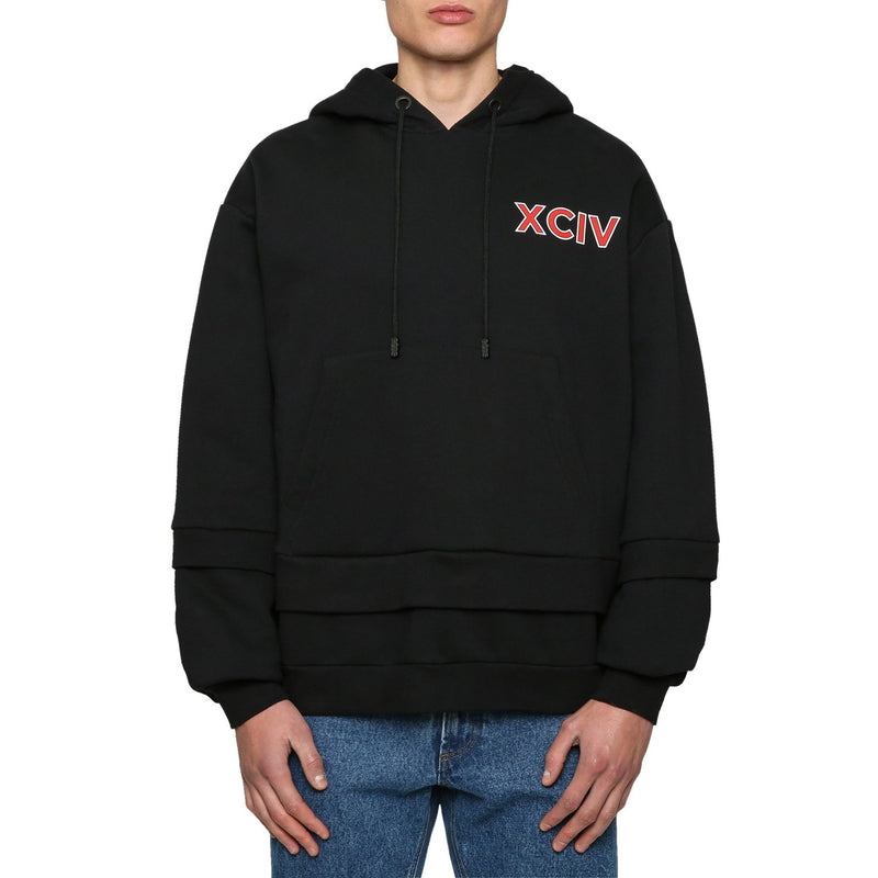 GCDS hooded sweatshirt with logo