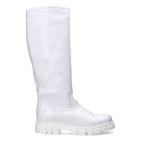 Felmini white leather boots