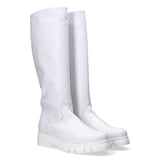 Felmini white leather boots