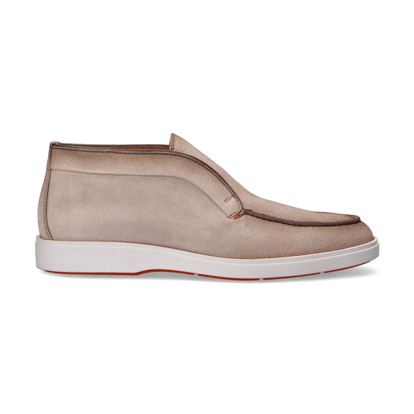 Santoni desert boot in suede beige