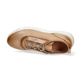 Sneaker Santoni low top beige traforata