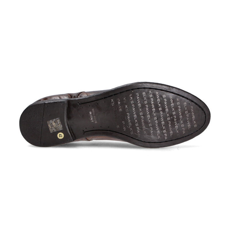 Pawelk's Scarpa stringata in pelle cuoio