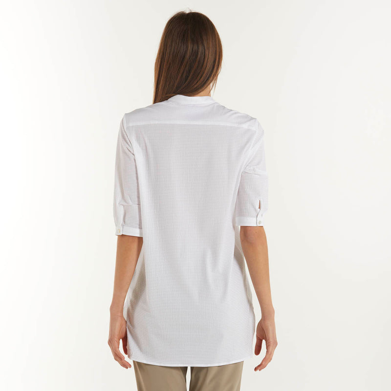 RRD camicia coreana tessuto tecnico bianca