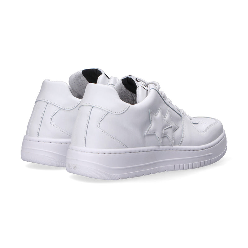 2STAR sneakers pelle bianca