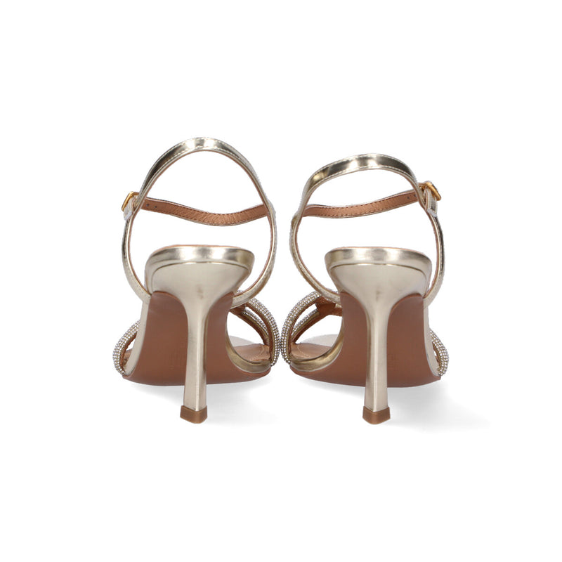 Sandali Bibi Lou pelle strass oro