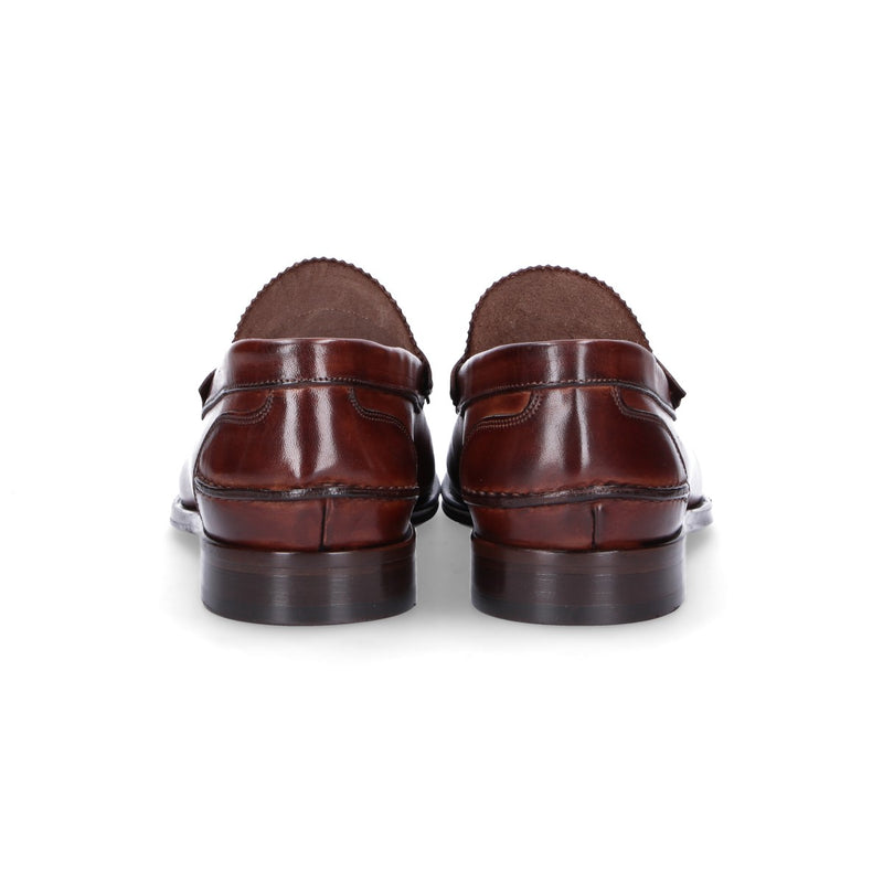 Artisti & Artigiani mocassino stile college cuoio