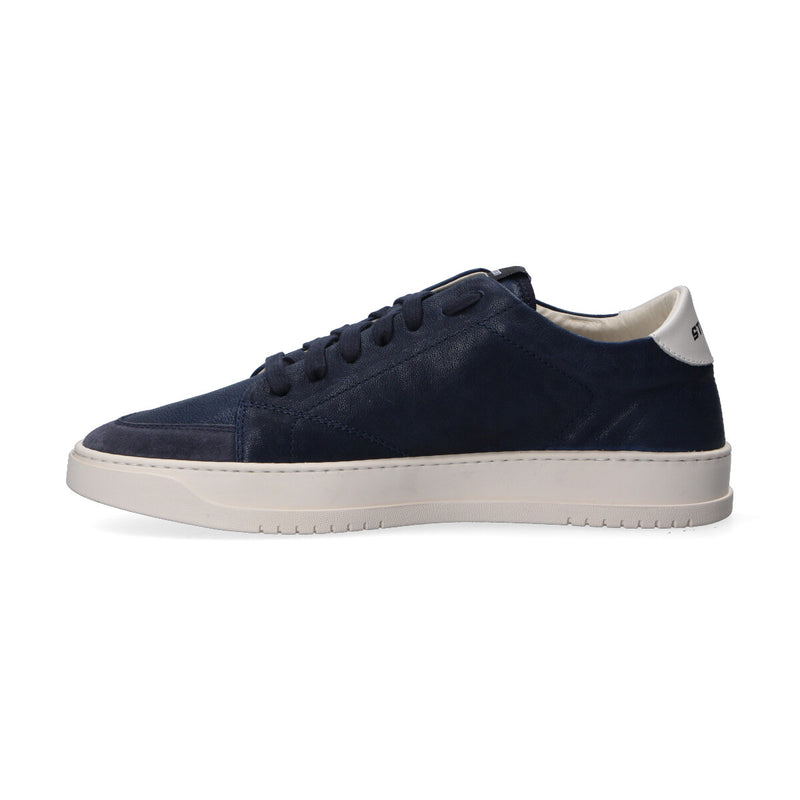 Stokton sneaker Destroy pelle blu