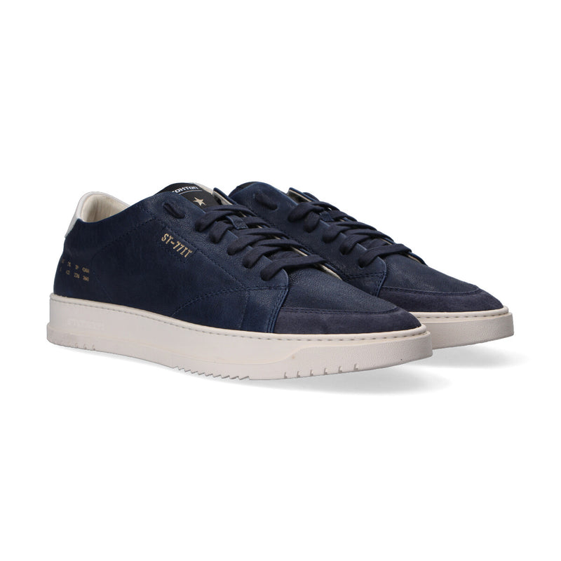 Stokton sneaker Destroy pelle blu