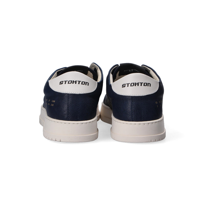 Stokton sneaker Destroy pelle blu