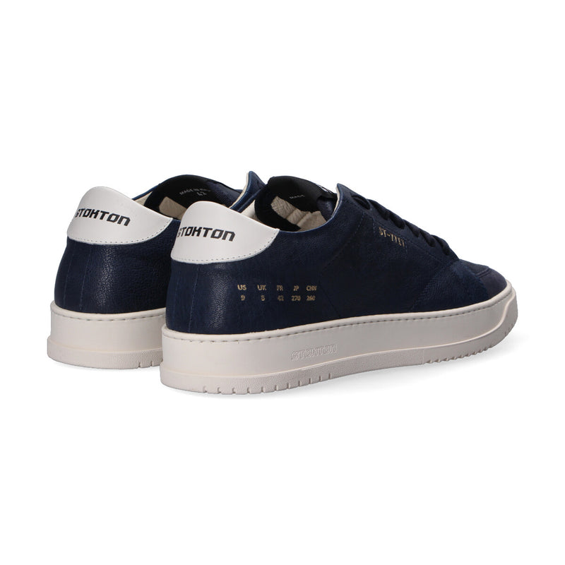 Stokton sneaker Destroy pelle blu